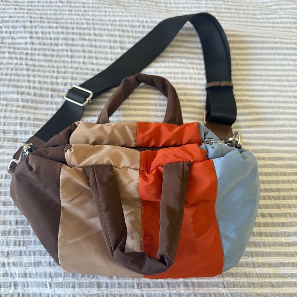 Color Block Shoulder Bag